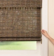 woven cord loop cord loop woven shade