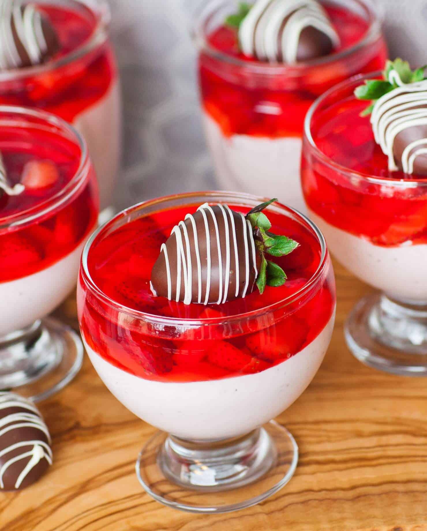 Strawberry Mousse Parfait Recipe (video) Tatyanas Everyday Food