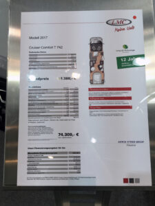 LMC Cruiser Comfort T742 Grundriss