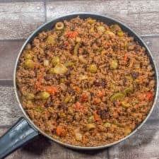 Cuban style picadillo