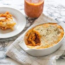 Gluten free pasta bake