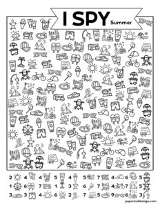 free printable i spy summer activity paper trail design
