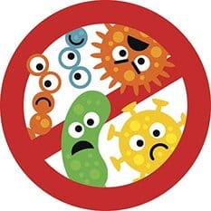 sign no germs