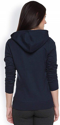 Campus Sutra Women's Cotton Printed Hoodie