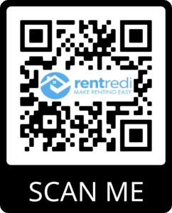 RentRedi tenant mobile app QR code