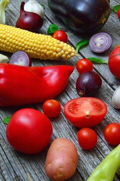 Paprika, Tomaten, Zwiebeln