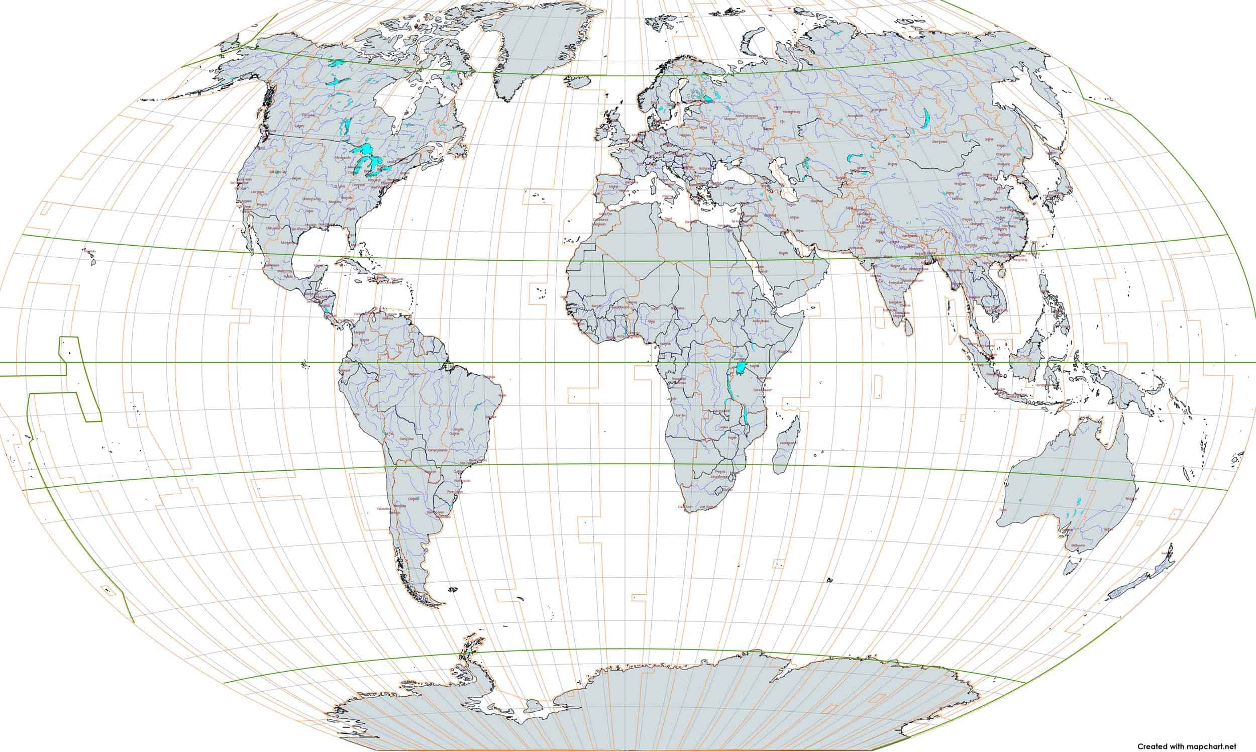 World Administrative Subdivisions Map