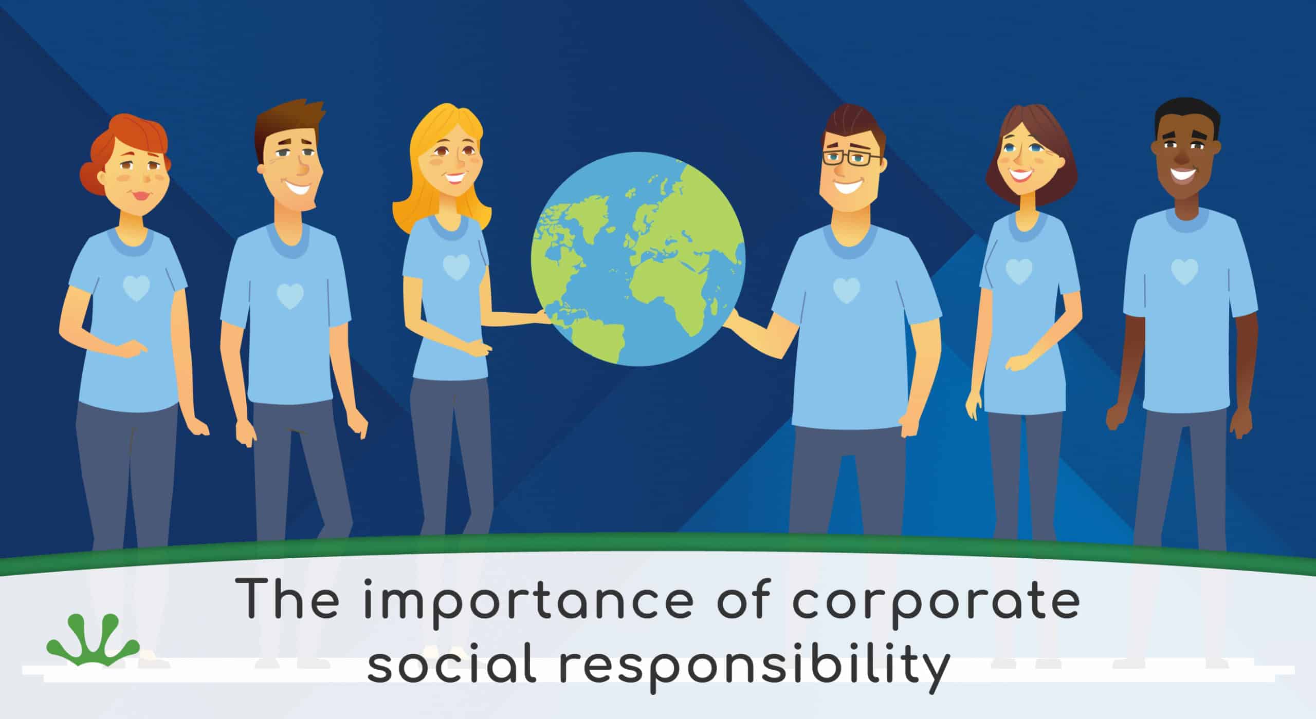 Illustration showing corporate social responsibility