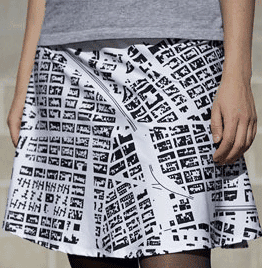 Order customized map clothes.