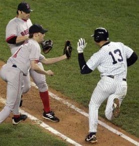 7 Leadership Lessons from one of the Greatest Comebacks in Sports History 6 The Red Sox kept their composure even when Arod slapped the ball out of Arroyo's glove