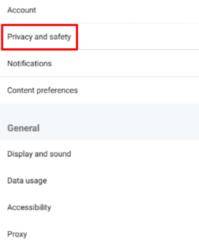 privacy and safety