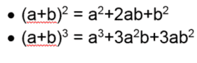 binomial theorem