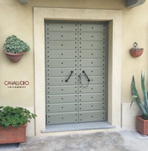 Italian wooden door slats