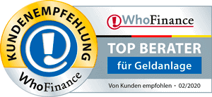 WhoFinance Top Berater Geldanlage 2020