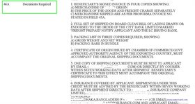 Field 47a Additional Conditions In Letter Of Credit L C Scm