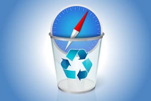 how to delete safari