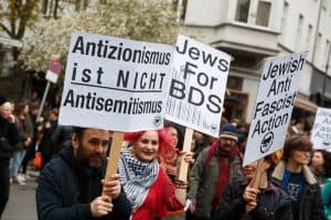 Pro-Palestinian protesters in Berlin, Germany