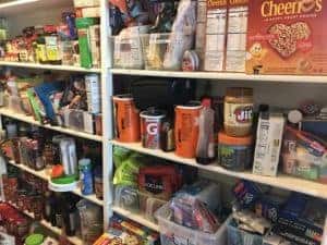 Reorganize a walk-in pantry