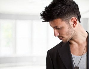 man with styled hair in Guelph