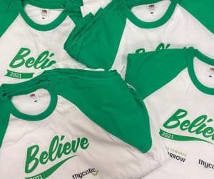 Virtual Conference Pre-Event Tshirts Believe