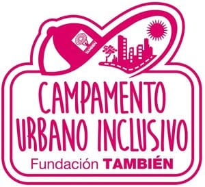 Logotipo Campamento urbano inclusivo Fundación También