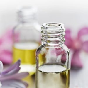 flower essence bottles of essential oil