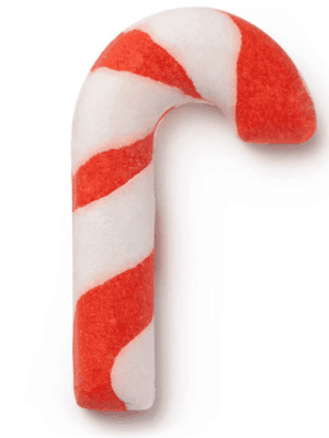 Candy cane bubble bar from Lush