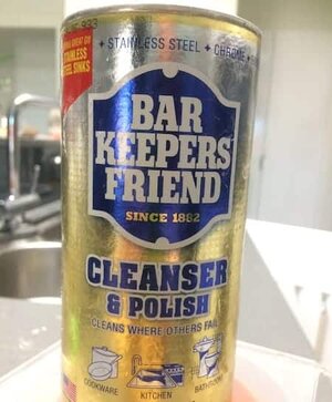 how to clean crock pot base, bar keepers friend cleanser & polish