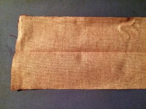 burlap Easter basket