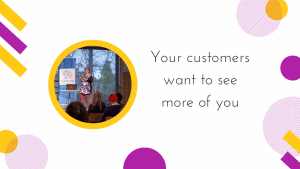 Cover image for "Your audience wants to see more of you"