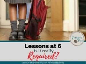are lessons required at 6