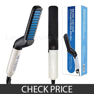 Click image for pricing & more info IRUOC Electric Beard Straightener - Best Budget Beard Straightening Comb
