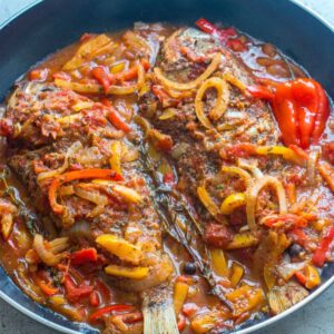 Two fish in the skillet