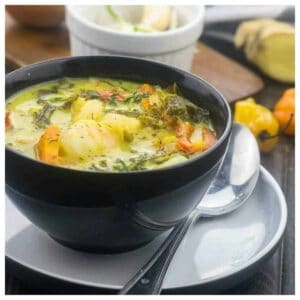 soup in a bowl