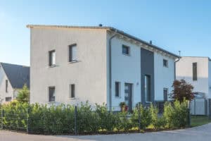 Haus mit Pultdach
