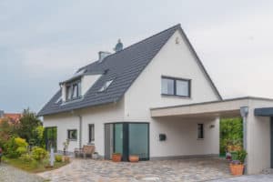 Das Sattelform ist die verbreitetste Dachform