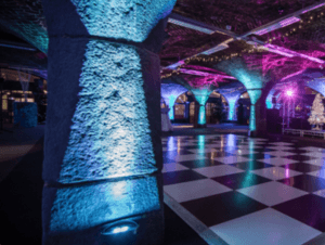 Tobacco Dock dancefloor christmas party