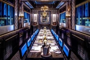 Bob Bob Ricard dinner table