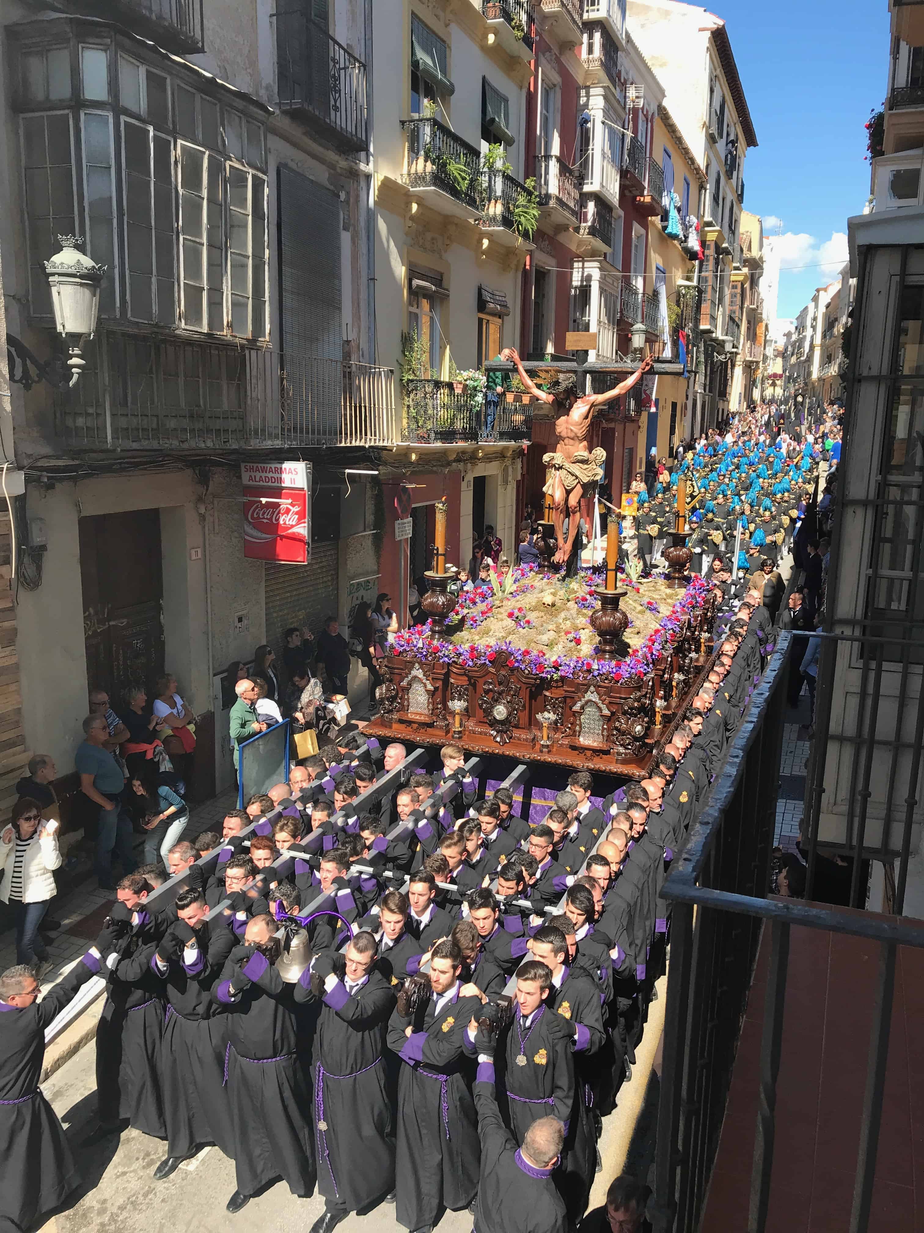 Procession in Malaga Processions in Malaga, Semana Santa Malaga Spain, Holy Week in Malaga Spain