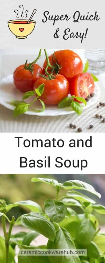Super Easy Recipe, Tomato and Basil Soup, Stockpot Cooking, Soup, Cooking, Cookware
