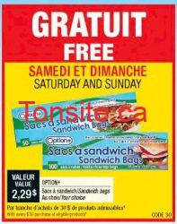 Recevez un sac à sandwich valeur de 2,29 sur chaque achat de 30$ chez Uniprix sac sandwich - Recevez un sac à sandwich valeur de 2,29 sur chaque achat de 30$ chez Uniprix