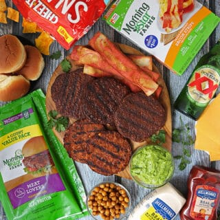 Burger Bar Recipes featuring MorningStar And Easy Green Goddess Sauce