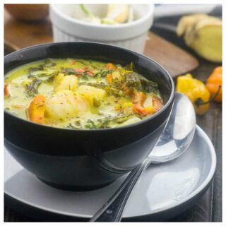 soup in a bowl