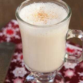 Warm Christmas Cocktail {with coconut milk & bourbon} Warm Christmas Cocktail {with coconut milk & bourbon}