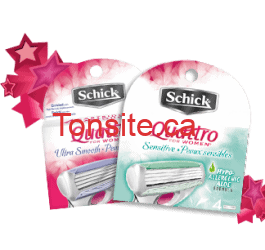 offer Coupon rabais de 4$ sur les rasoirs Schick Quattro!