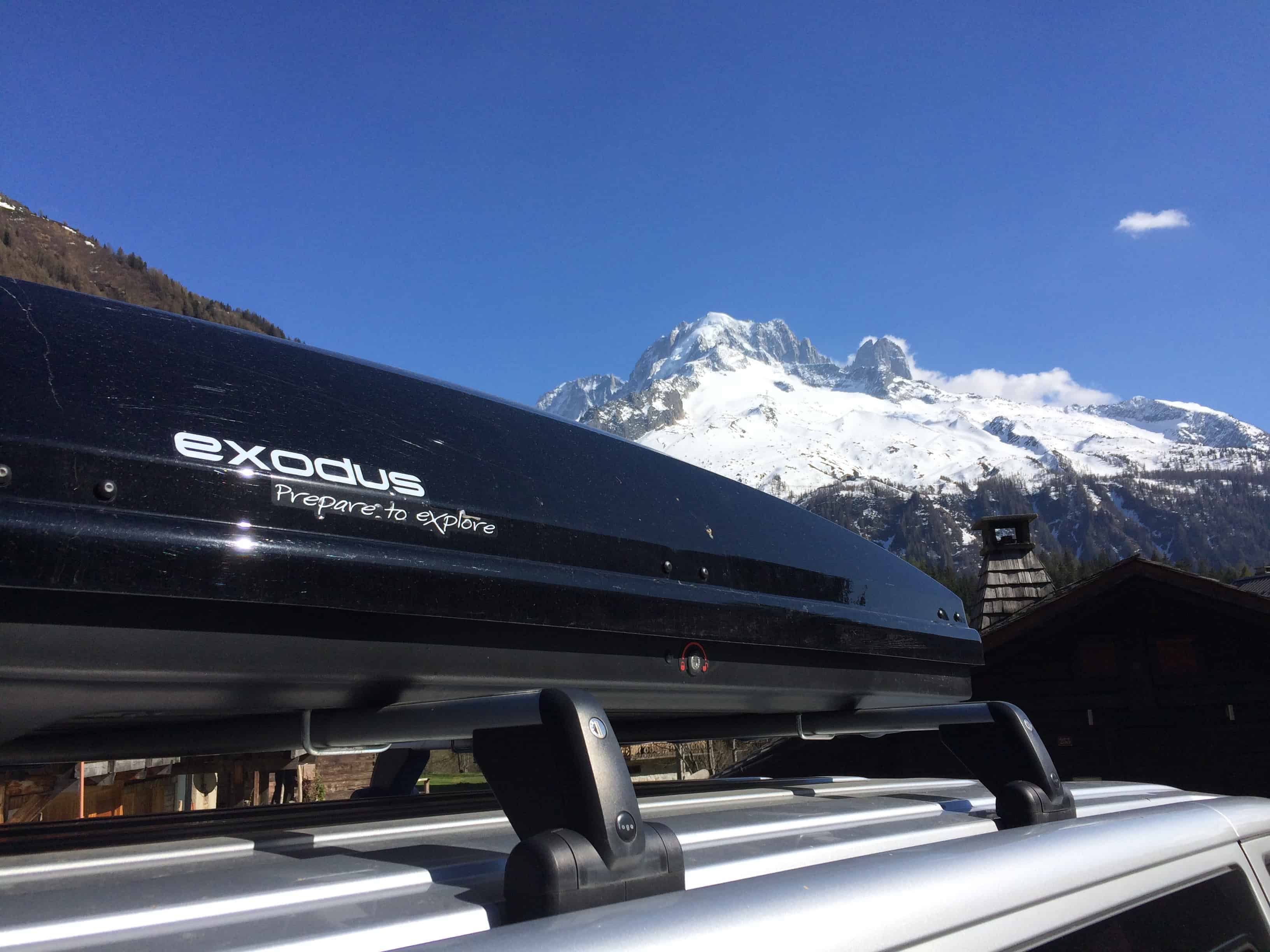 roof box on a van