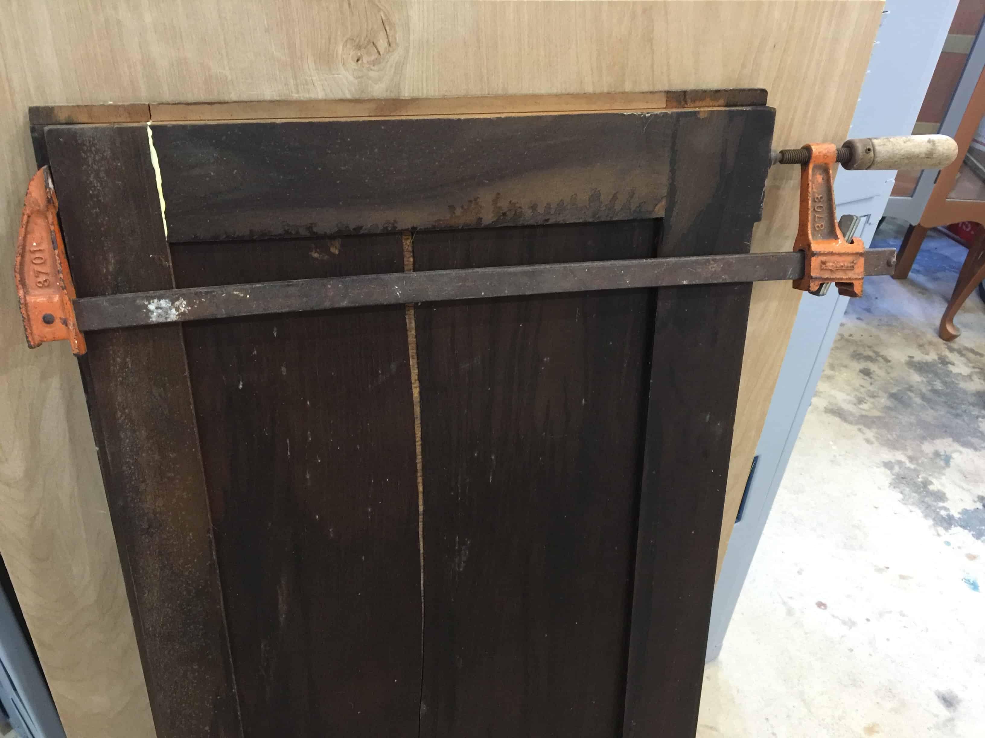Saved by Scottie Overlays FFFC door repair clamping