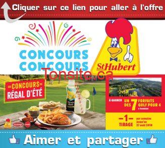 Concours St-Hubert: Gagnez 1 des 7 forfaits golf pour 4 personnes à Tremblant (valeur de 1090$) st hubert concours ete 2018 - Concours St-Hubert: Gagnez 1 des 7 forfaits golf pour 4 personnes à Tremblant (valeur de 1090$)