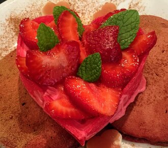 Valentine's Heart Dessert Valentine's Day