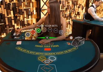 Live Three Card Poker Casino Games Live Three Card Poker Casino Games